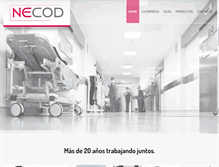 Tablet Screenshot of necod.com.ar